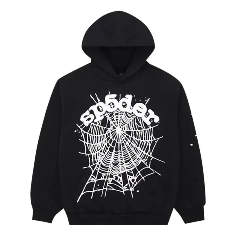 SP5DEROG Web Hoodie 'Black Front
