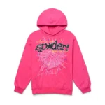Sp5der PNK V2 Hoodie Front