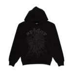 Sp5der Phantom Web Hoodie Front