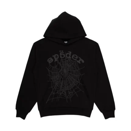 Sp5der Phantom Web Hoodie Front