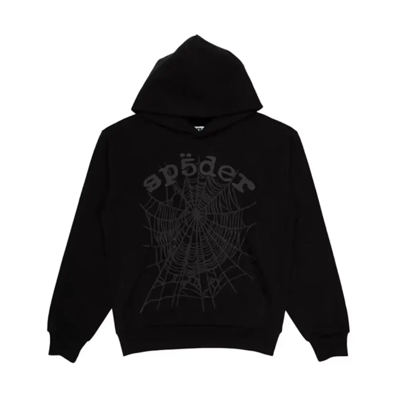 Sp5der Phantom Web Hoodie Front