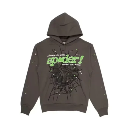 Sp5der Punk V2 Hoodie Front