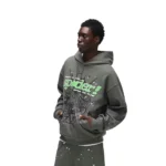 Sp5der Punk V2 Hoodie Side