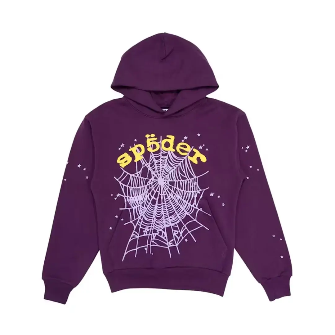 Sp5der Star OG Web V2 Hoodie Front Sp5der Star OG Web V2 Hoodie Front