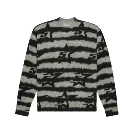 Sp5der 5Star Mohair Sweater Black Front