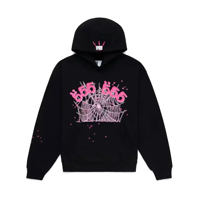 Sp5der Angel Number Hoodie Front