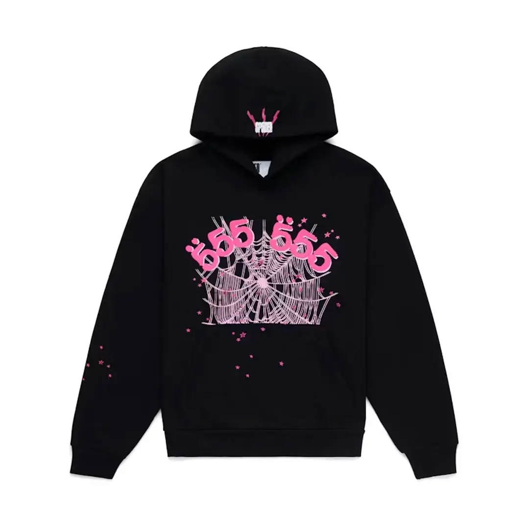 Sp5der Angel Number Hoodie Front Sp5der Angel Number Hoodie Front