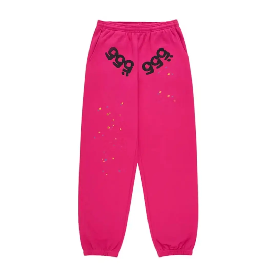 Sp5der Angel Number Sweatpant Front Sp5der Angel Number Sweatpant Front