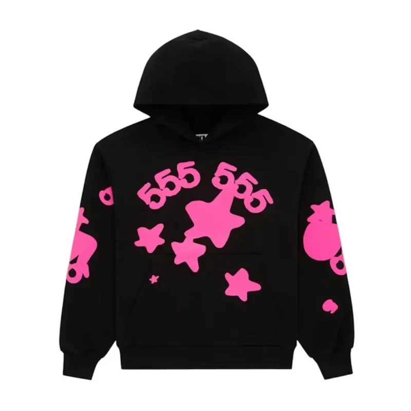 Sp5der Beluga Angel Number Hoodie Front