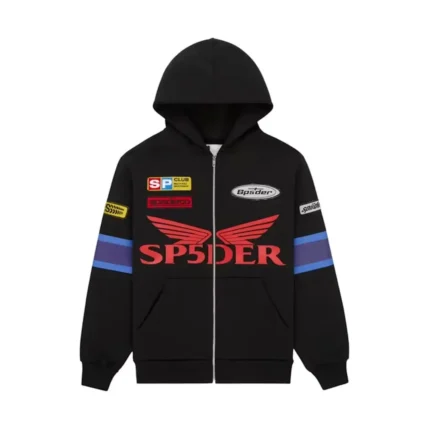 Sp5der GT Zip Hoodie Front