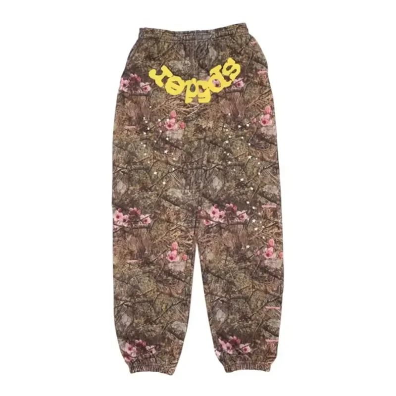 Sp5der Real Tree OG Web Sweatpants Camo Front