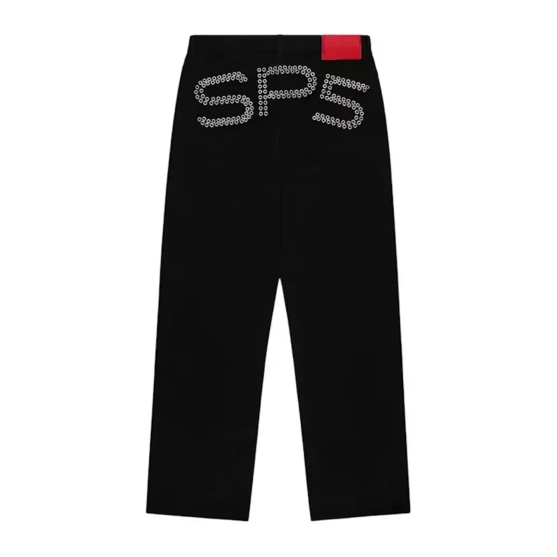 Sp5der Rivet Denim Black Back