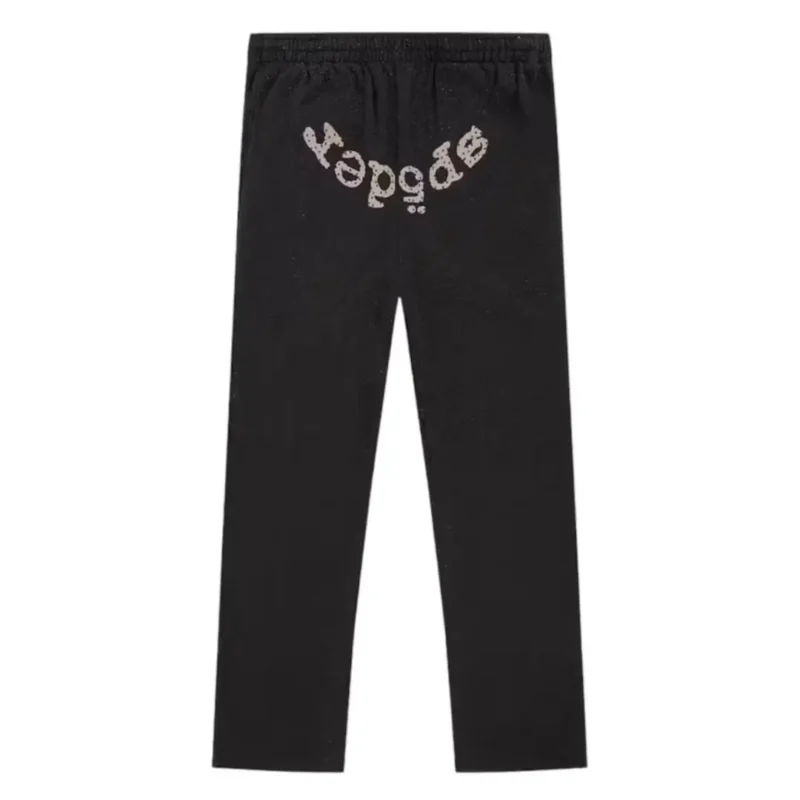 Sp5der VVS Sweatpant Black Front