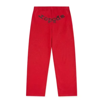 Sp5der VVS Sweatpant red Front