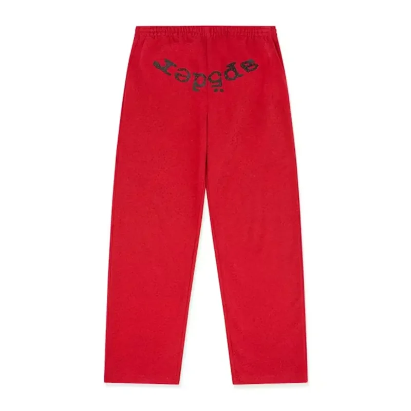 Sp5der VVS Sweatpant red Front