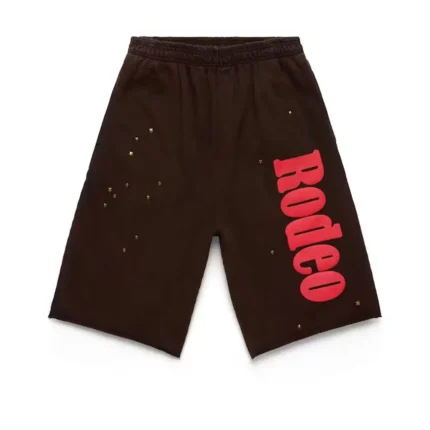 Travis Scott Cactus Jack x Sp5der Days Before Rodeo Shorts Black Front