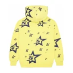 Sp5der 5Star Hoodie Yellow Back