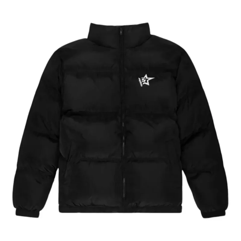 Sp5der 5Star Puffer Jacket Black Back