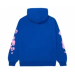 Sp5der Beluga Hoodie Blue Back