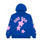 Sp5der Beluga Hoodie Blue Front