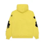 Sp5der Beluga Hoodie Gold Back