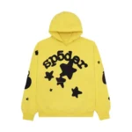 Sp5der Beluga Hoodie Gold Front