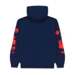 Sp5der Beluga Hoodie Navy Back