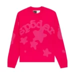 Sp5der Beluga Longsleeve Pink Front