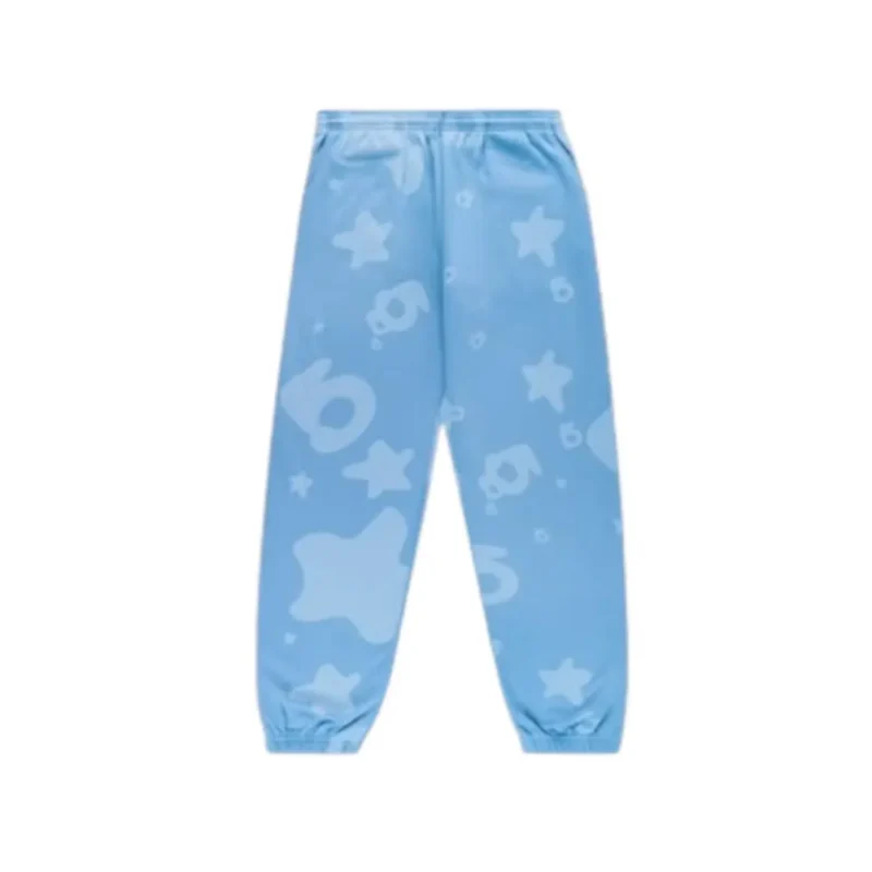 Sp5der Beluga V2 Sweatpant Dusty Blue Front