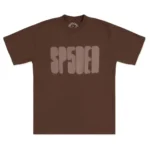 Sp5der Focused Logo Tee Brown Front