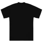 Sp5der Legacy Logo Heavyweight Tee Black red spider web graphic white logo oversized heavyweight streetwear t shirt front view