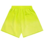 Sp5der OG Web V2 Sweatshort Acid Green Back