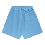 Sp5der OG Web V2 Sweatshort Dusty Blue Back