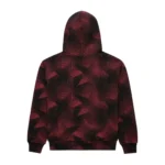 Sp5der Plaid Splatt Hoodie Black Back