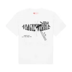 Sp5der Pyrex Tee White Black Front