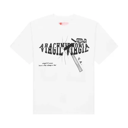 Sp5der Pyrex Tee White Black Front