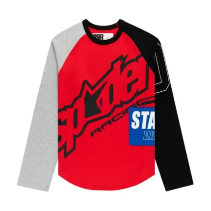 Sp5der Rally Raglan LS T-shirt Multicolor Front