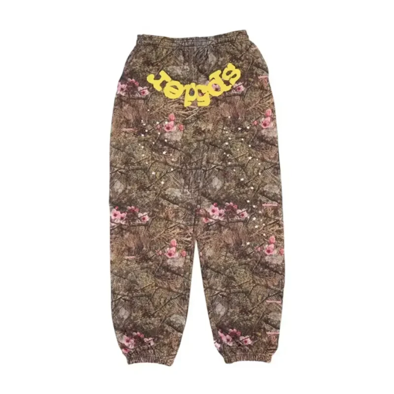 Sp5der Real Tree OG Web Sweatpants Camo Front