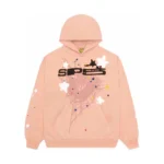 Sp5der SP5 Hoodie Bellini Front