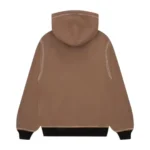 Sp5der T&F Zip Hoodie Brown Back