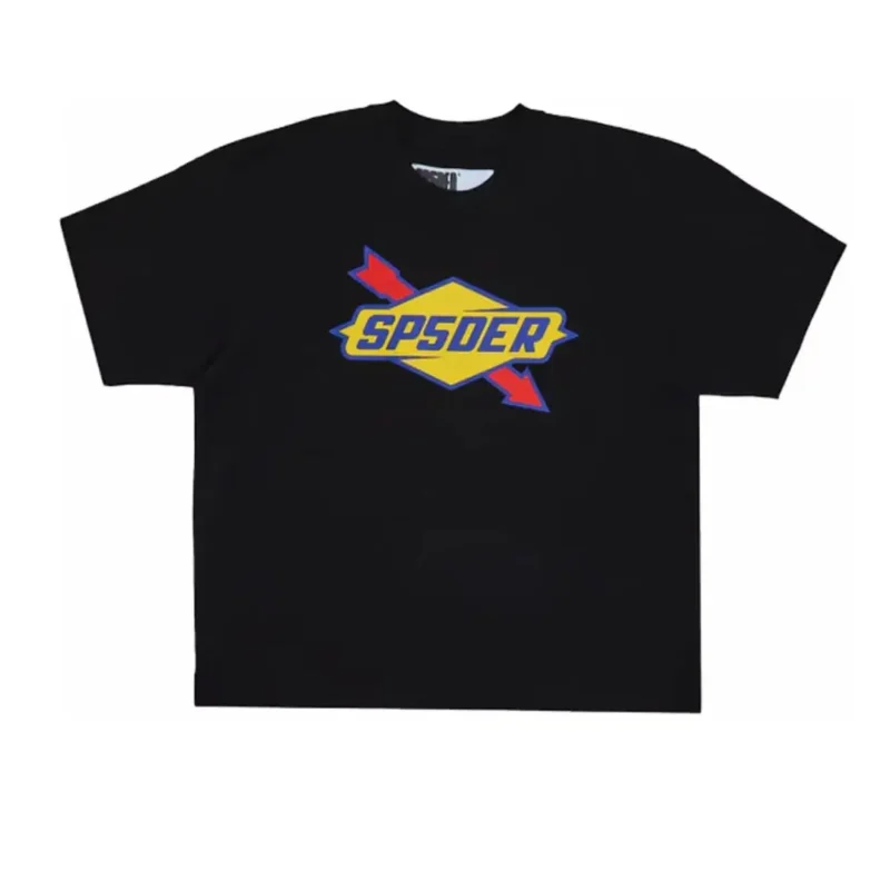 Sp5der The Spot Tee Black Front