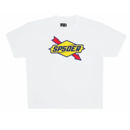 Sp5der The Spot Tee White Front