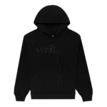 Sp5der Wait Stone Hoodie Black Front