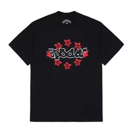 Sp5der Warped Tee Black Front