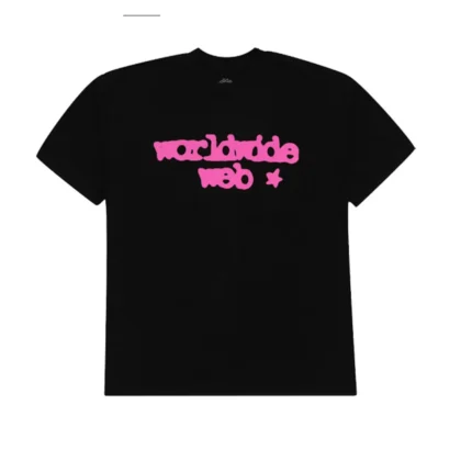 Sp5der Web Tee Black Pink