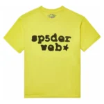 Sp5der Web Tee Yellow Black Front