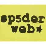 Sp5der Web Tee Yellow Black Zoom