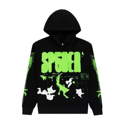 Sp5der X-Ray Hoodie Black Front