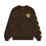 Sp5der 5 Crewneck Sweatshirt Brown Front