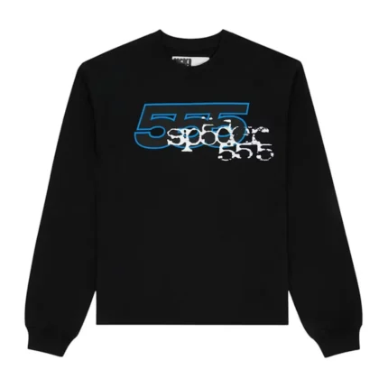 Sp5der 555 SP5Der Longsleeve Black Front